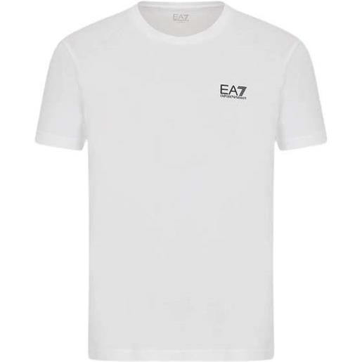 Ea7 t-shirt uomo maniche corte bianco