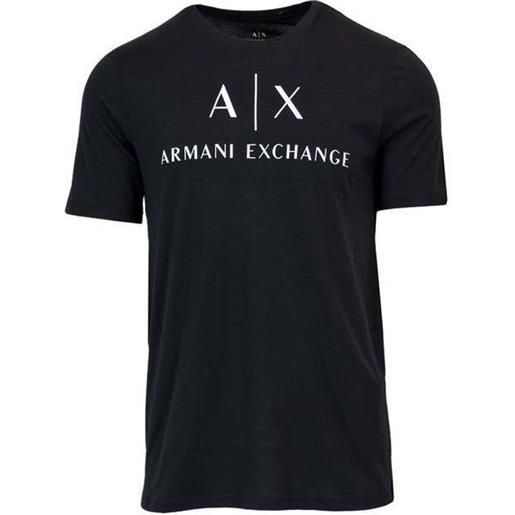 Armani exchange t-shirt uomo maniche corte nero