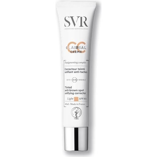 SVR clairial cc cream spf50+ light 40ml