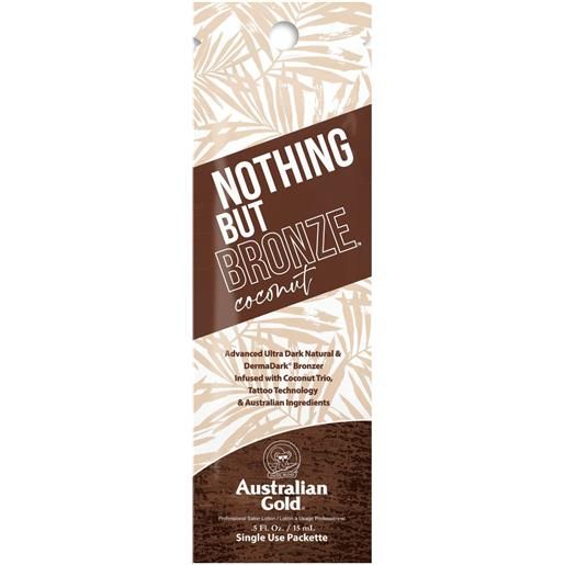 Australian Gold nothing but bronze coconut 15ml preparatore abbronzatura, crema solare corpo no protezione