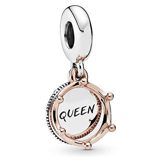 Pandora ciondolo charm 788255 in argento sterling donna regina e corona