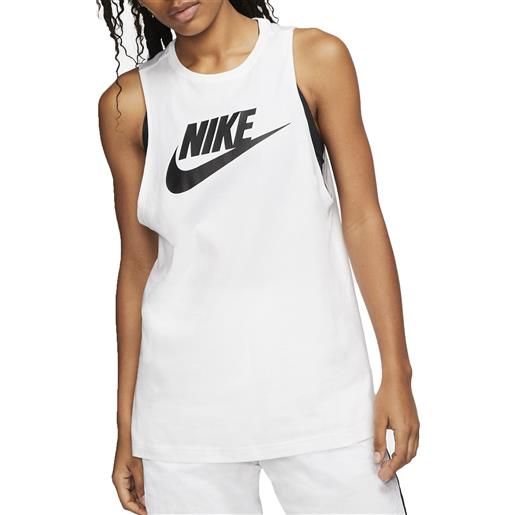 Nike canotta da donna muscle bianca