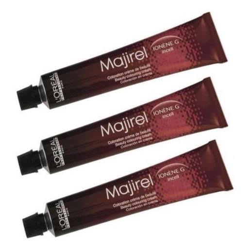 Majirel 3 x loreal Majirel crema colore dei capelli 7,3 biondo medio dorato 50 ml