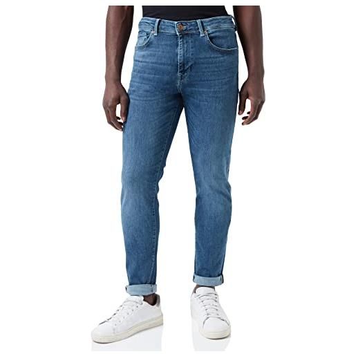 SELECTED HOMME slhslim-leon 22606 lb super jns w noos jeans, mix blu chiaro, 31 w/34 l uomo