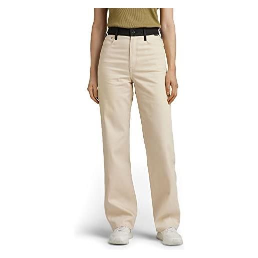 G-STAR RAW women's tedie ultra high straight pm jeans, beige (ecru d20999-c525-159), 31w / 30l