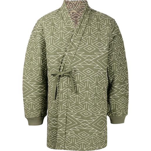 Maharishi giacca a portafoglio reversibile - verde