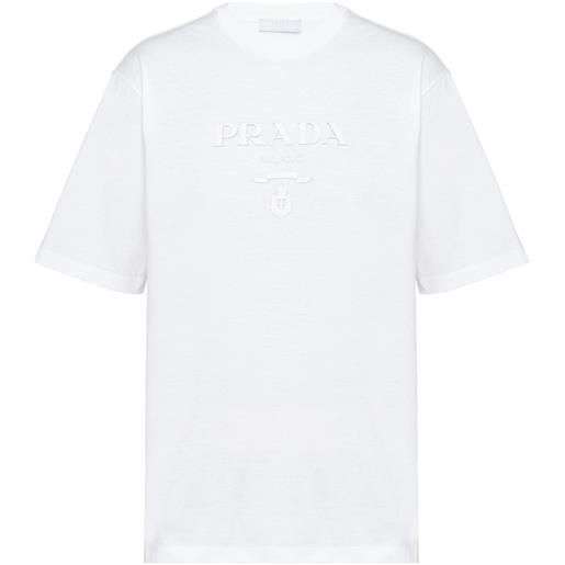 Prada t-shirt con logo - bianco