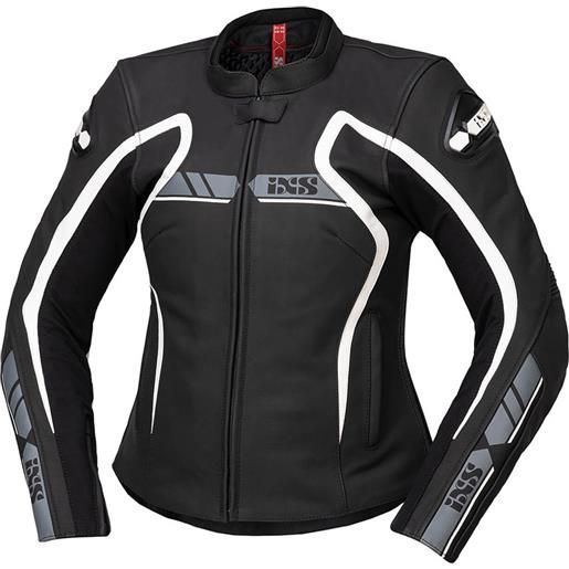 IXS giacca pelle donna IXS sport ld rs-600 1.0 bianco