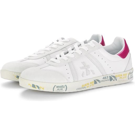 PREMIATA | sneakers donna bonnied 5758 bianco rosa