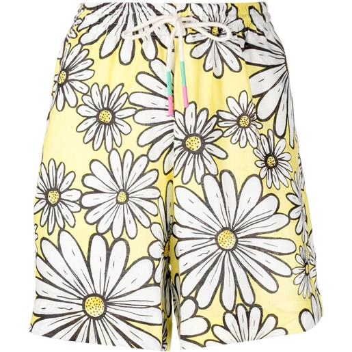 Mira Mikati shorts a fiori - giallo