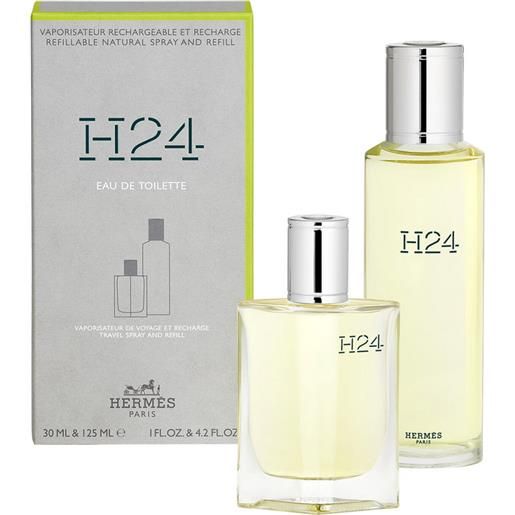 Hermès > Hermès h24 eau de toilette 30 ml rechargeable, eau de toilette 125 ml recharge