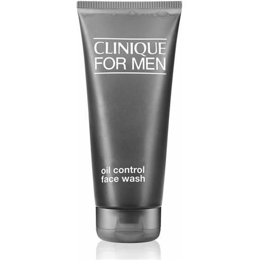 Clinique for men - oil control face wash, 200 ml - sapone detergente viso (tipo iii, iv)