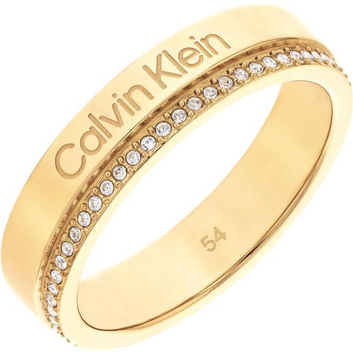 Calvin Klein anello donna gioielli Calvin Klein timeless 35000201b