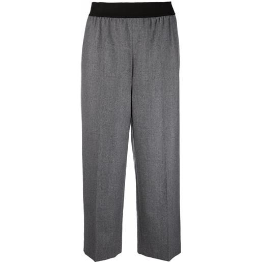 Stella McCartney pantaloni crop - grigio