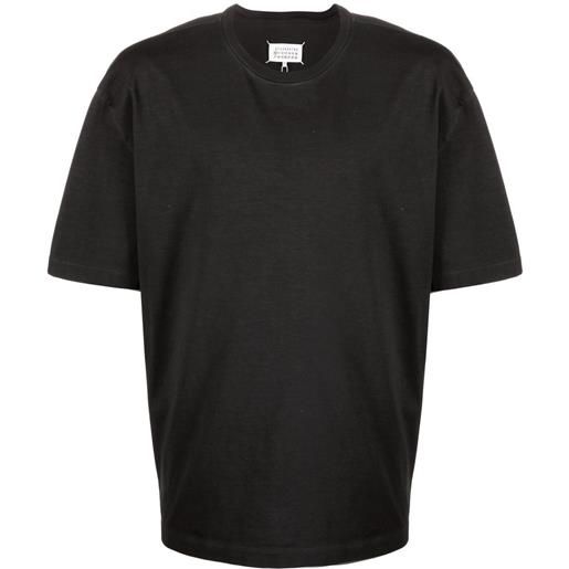 Maison Margiela t-shirt con 4 cuciture - grigio
