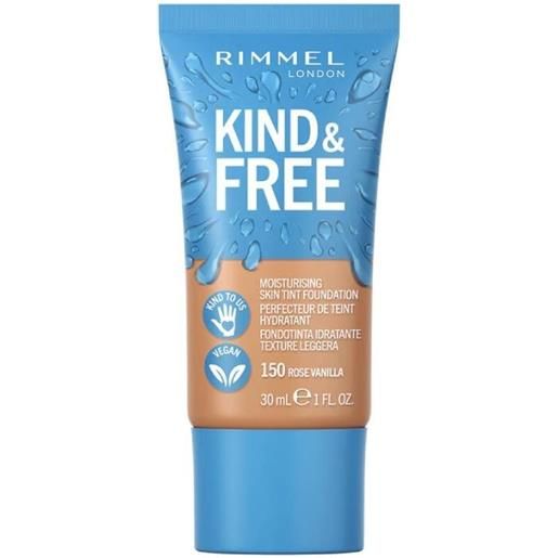 Rimmel kind & free - fondotinta idratante n. 201 classic beige