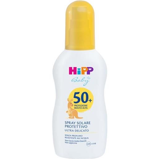 Hipp Sole hipp spray solare protettivo spf50+ protezione solare neonati e bambini, 150ml