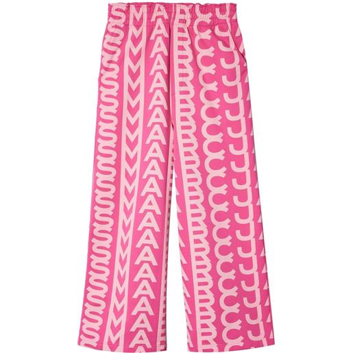 Marc Jacobs pantaloni sportivi monogram oversized - rosa
