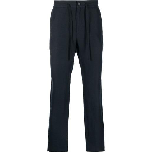 Vince pantaloni dritti con coulisse - blu