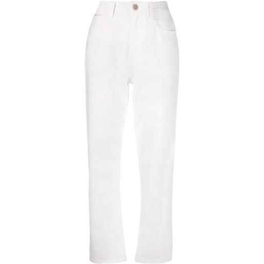 Jacob Cohen jeans crop jane svasati - bianco