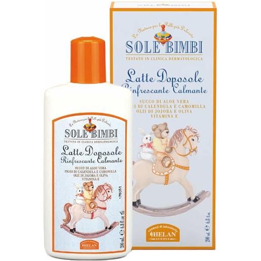 HELAN COSMESI Srl helan sole bimbi latte doposole 200ml - il coccolare della pelle dei bambini dopo il sole