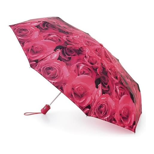 Fulton open & close 4 photo rose red - ombrello da donna
