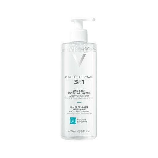 Vichy pureté thermale acqua micellare detergente struccante pelle sensibile 400ml Vichy