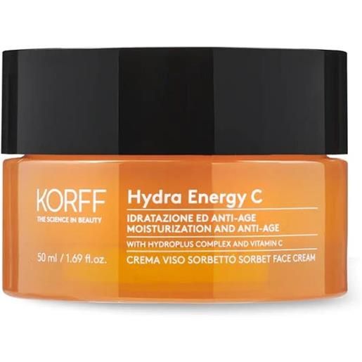 088H korff hydra energy c crema viso sorbetto idratante/anti-age 50ml