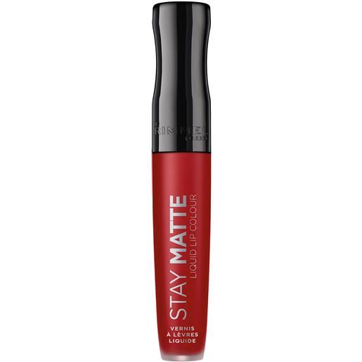 Rimmel rossetto liquido opaco vellutato stay matte 500 fire starter 5,5ml Rimmel