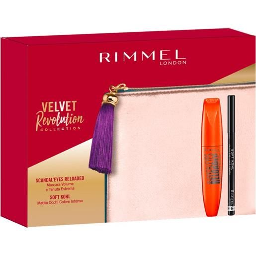 Rimmel kit velvet revolution collection con mascara e matita occhi Rimmel