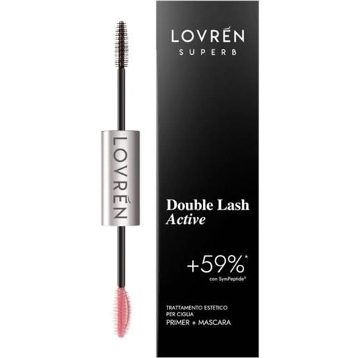 CLINICALFARMA SRL lovren superb double lash active trattamento primer 4,5ml + mascara 5ml