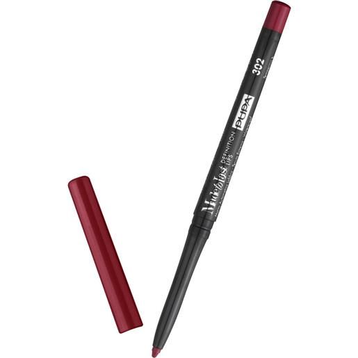 Pupa made to last definition lips 302 chic burgundy 0,35g Pupa