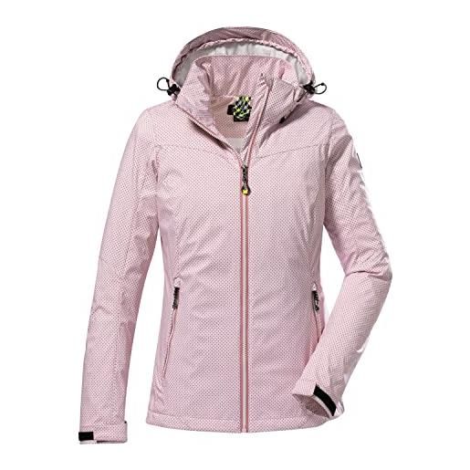 Killtec women's giacca softshell/giacca outdoor con cappuccio staccabile con zip - kos 103 wmn sftshll jckt, rose wood, 40, 38014-000