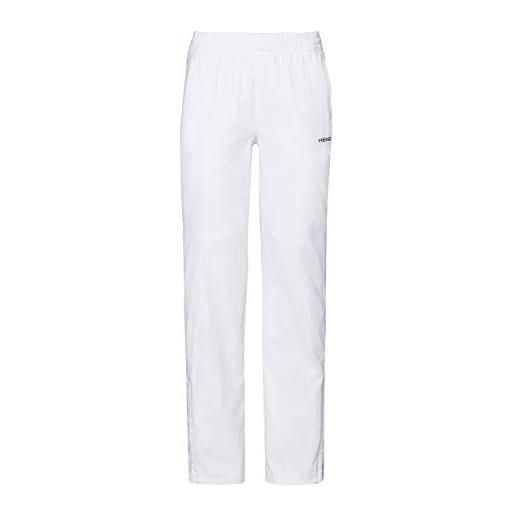 HEAD abbigliamento da bambina, pantaloni sportivi da allenamento, bambina, oberbekleidung, 816439, bianco, 164