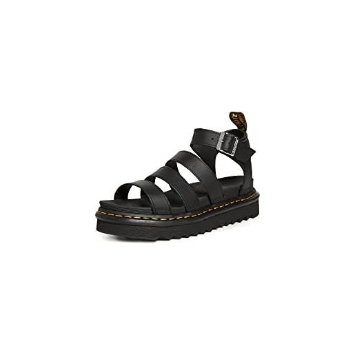 Dr. Martens dr martens 3 strap sandal, donna, black, 38 eu