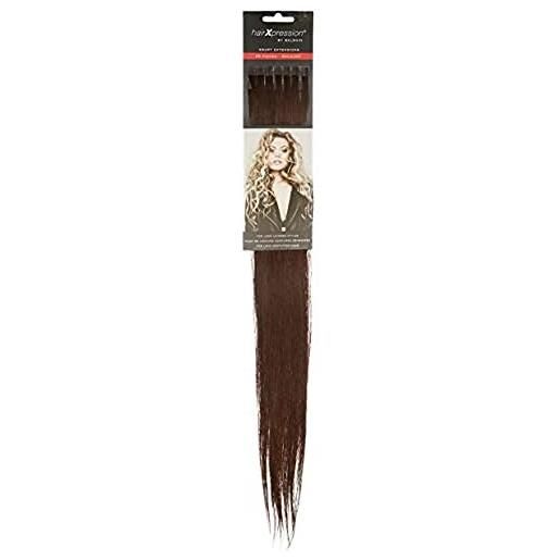 Balmain hair. Xpression - capelli umani, 25 pezzi, lunghezza 50 cm, 2 castano scuro, 190 g