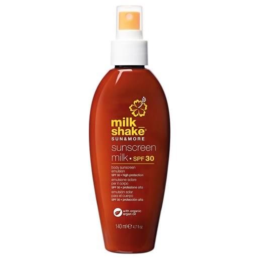 milk_shake sun & more sunscreen milk spf30 140ml - latte solare corpo protezione alta