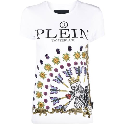 Philipp Plein t-shirt sexy pure skeleton - bianco