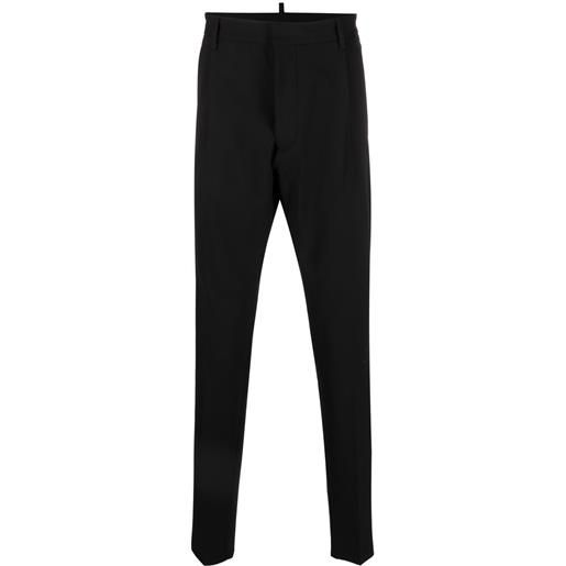 DSQUARED2 pantaloni slim crop - nero