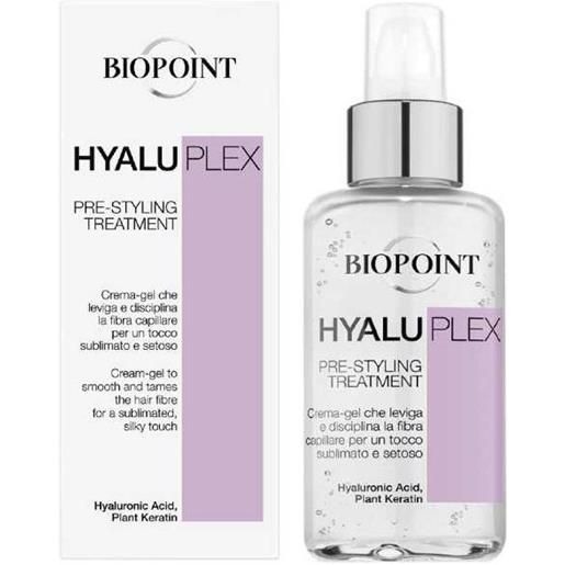 Biopoint - hyaluplex pre-styling treatment - crema gel 100 ml. 