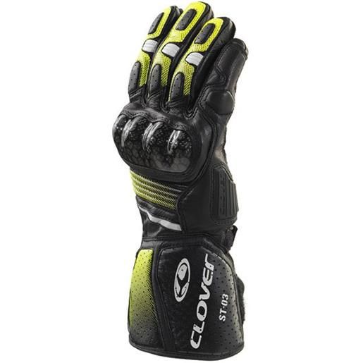 Clover guanti moto st-03 leather sport gloves | clover | 1163 g/sf