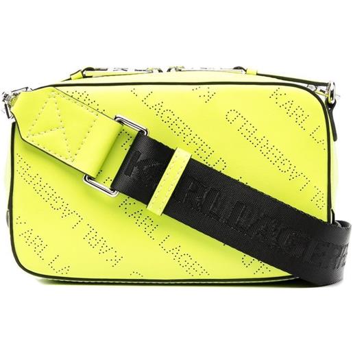 Karl Lagerfeld borsa a tracolla k/punched - giallo