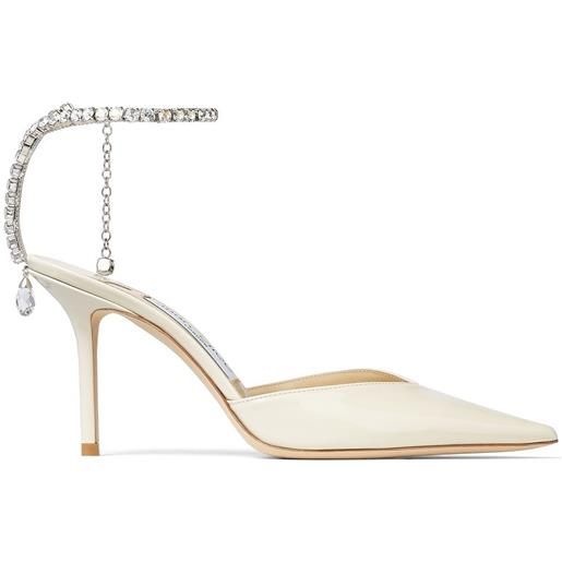 Jimmy Choo pumps saeda a punta - toni neutri