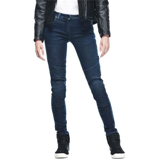 DAINESE denim brushed skinny lady tex jeans moto donna
