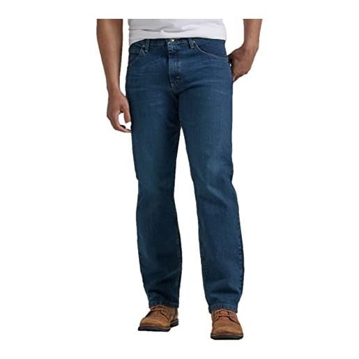 Wrangler Authentics authentics mens grande & lungo classico rilassato fit jean jeans, stonewash light flex, 40w / 36l uomo