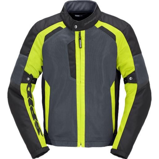 giacca moto uomo 4 stagioni rev'it outback 3 nero giallo impermeabile tre  strati