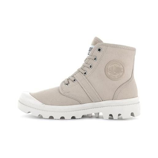 Palladium, pallabrousse, sneakers boots female, beige, 37 eu