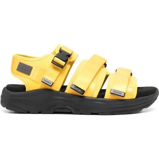 Suicoke sandali con cinturino - giallo