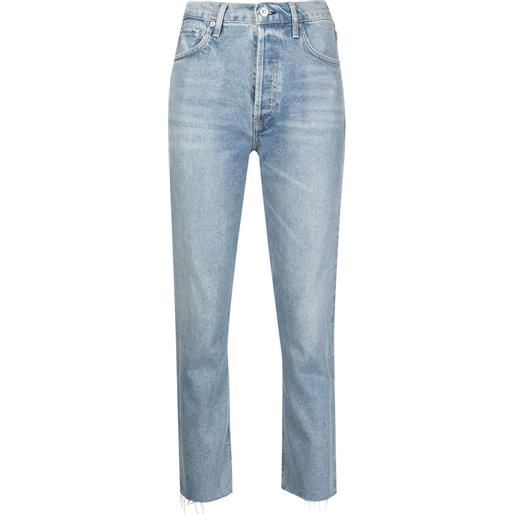Citizens of Humanity jeans dritti crop charlotte - blu