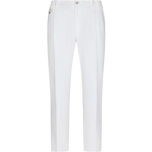 Dolce & Gabbana pantaloni affusolati - bianco